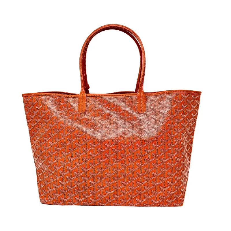 Women's Tote Bag with Magnetic Closure in Orange for Easy Access on the GoNew Goyard St. Louis PM Tote with Pouch