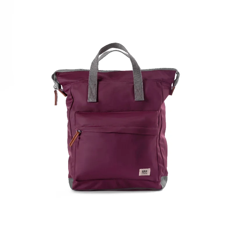 Anti - Theft Women's Backpacks with Hidden Pockets for Safe TravelBantry B Plum Recycled Nylon