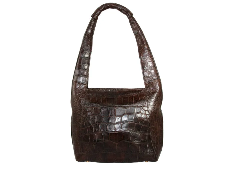 Women's Shoulder Bag with Fringe Details in Brown for a Bohemian StyleClassic Tilda | MAHOGANY