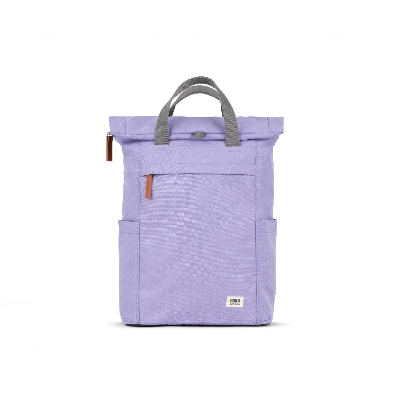 Geometric - Patterned Women's Backpacks in Purple for a Modern and Eye - Catching DesignFinchley A Lavender Recycled Canvas