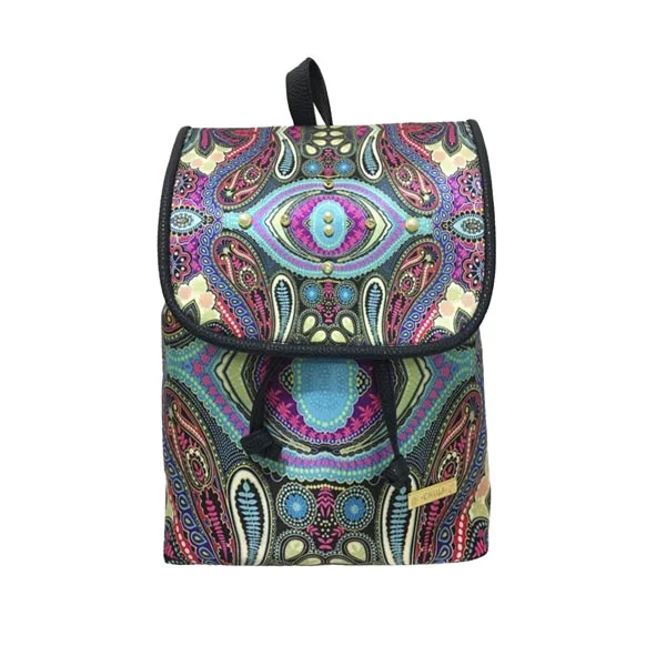 Floral - Printed Women's Backpacks in Pastel Colors for Spring and Summer AdventuresGarigol purple - Backpack Celine