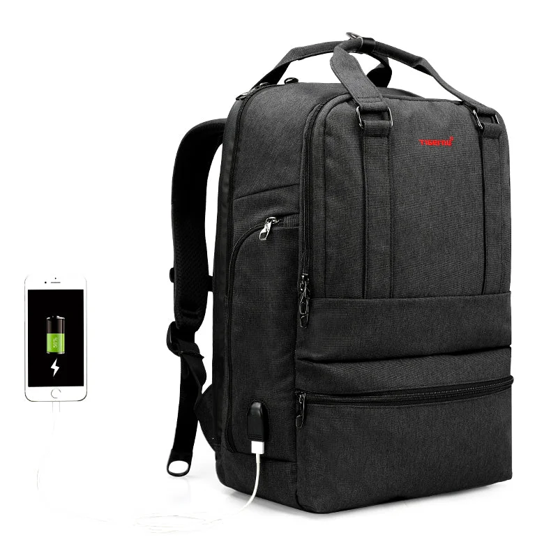 Plus - Size Women's Backpacks with Spacious Main Compartments for Carrying MoreLifetime Warranty Large Capacity Anti theft 15.6 inch Laptop Backpack USB Charging Backpack Men's Business Leisure Men's Mochila Bag