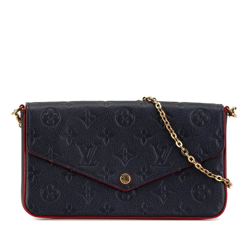 Women's Crossbody Bag with Adjustable Strap in Orange for Customizable ComfortLouis Vuitton Monogram Empreinte Pochette Felicie Bag