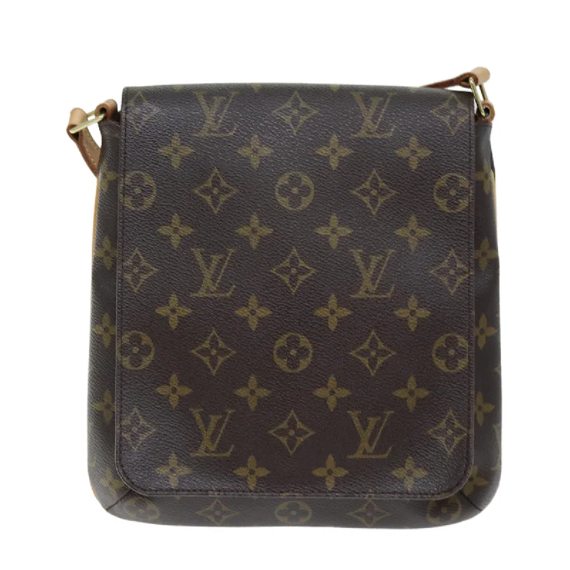 Metallic Shoulder Bag in Gold for Special OccasionsLouis Vuitton Musette Salsa  Canvas Shoulder Bag (Pre-Owned)