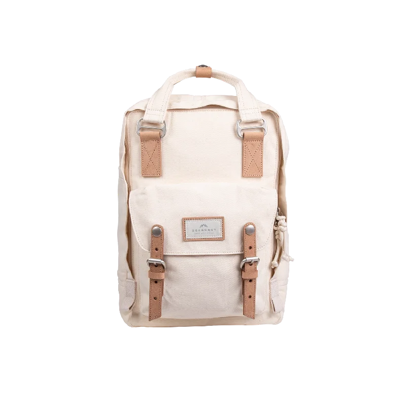 Convertible Women's Backpacks with Detachable Straps for Versatile UseMacaroon Organic Cotton Series Beige Backpack