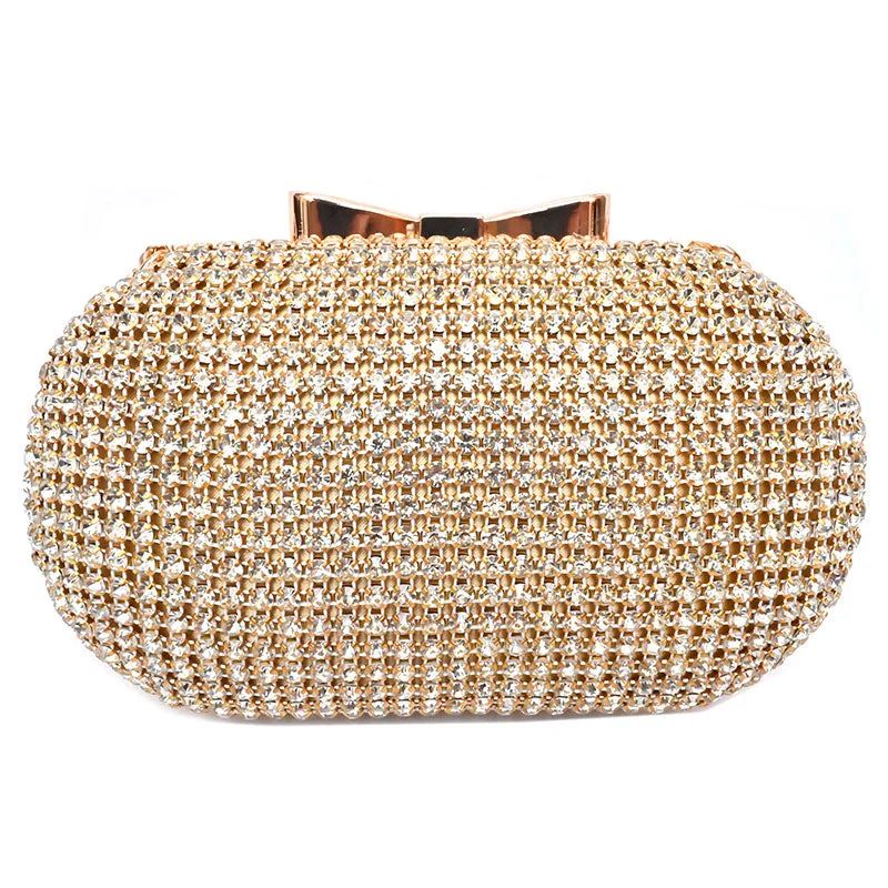 Large Sequin Clutch in Gold for Red - Carpet EventsMetro-20302719