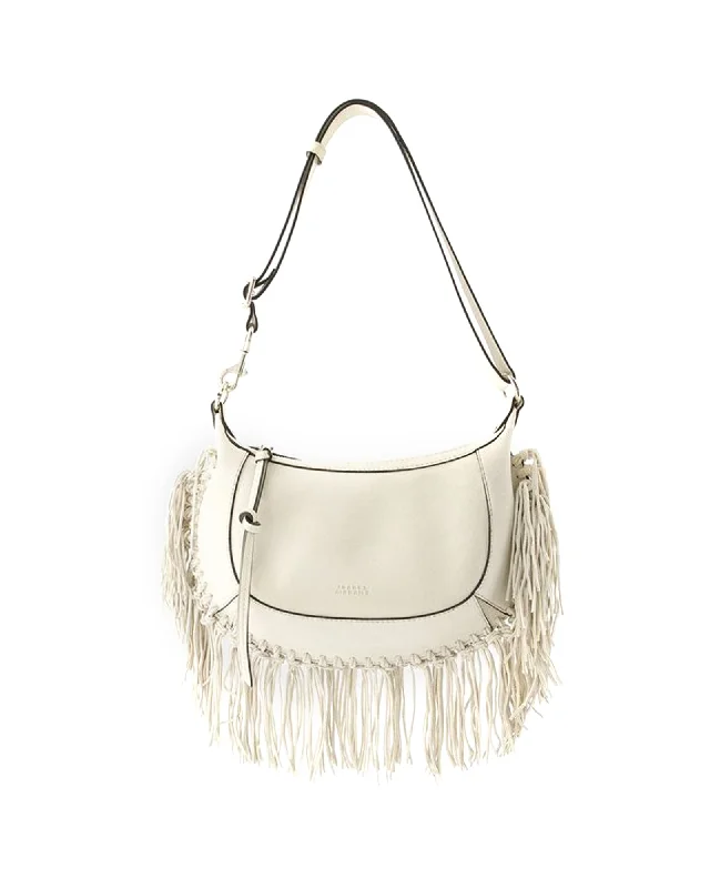 Women's Crossbody Bag with Magnetic Closure in White for Quick AccessOskan Moon Crossbody - Isabel Marant - Leather - White