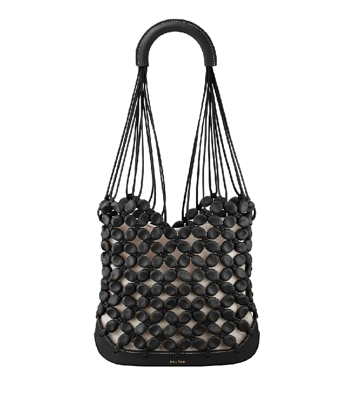 Shoulder Bag with Geometric Pattern in Multicolor for a Contemporary StyleSolé - Black