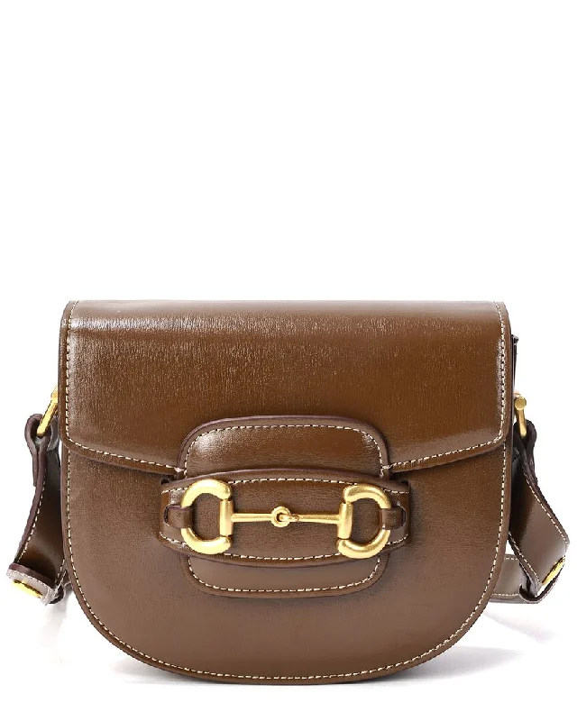 Women's Crossbody Bag with Chain Strap in Gold for a Glamorous TouchTiffany & Fred Paris Smooth Leather Crossbody/Shoulder Bag