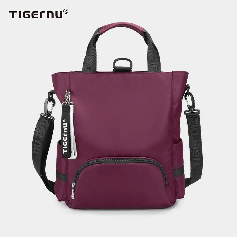 Vintage - Inspired Women's Backpacks in Brown Leather for a Retro AestheticTigernu T-S8169 college student school bag waterproof daily korean fashion backpacks for girls lady women hand school bag