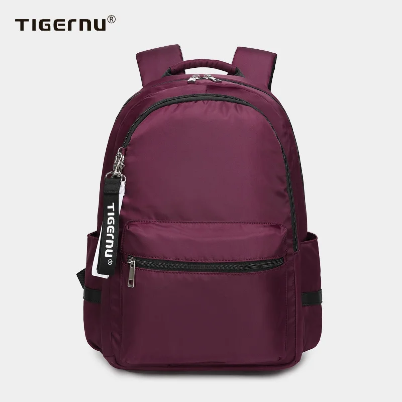 Anti - Theft Women's Backpacks with Hidden Pockets for Safe TravelTigernu women's leisure anti-theft backpack college student backpack youth school backpack women's school backpack mochila travel backpack