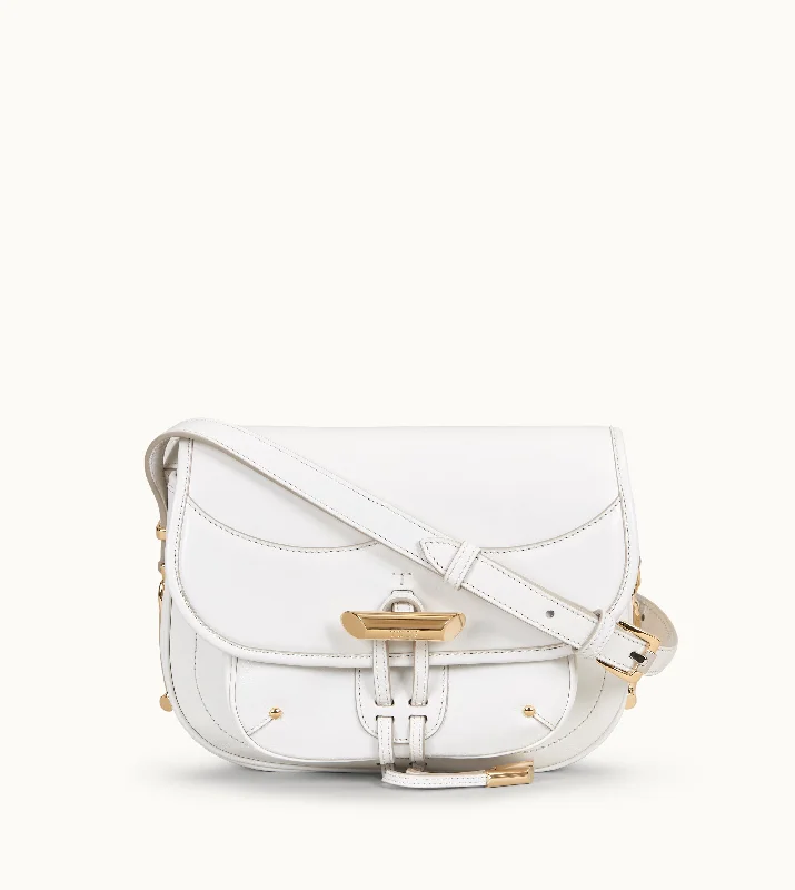 Women's Crossbody Bag with Magnetic Closure in White for Quick AccessTod's Crossbody Micro