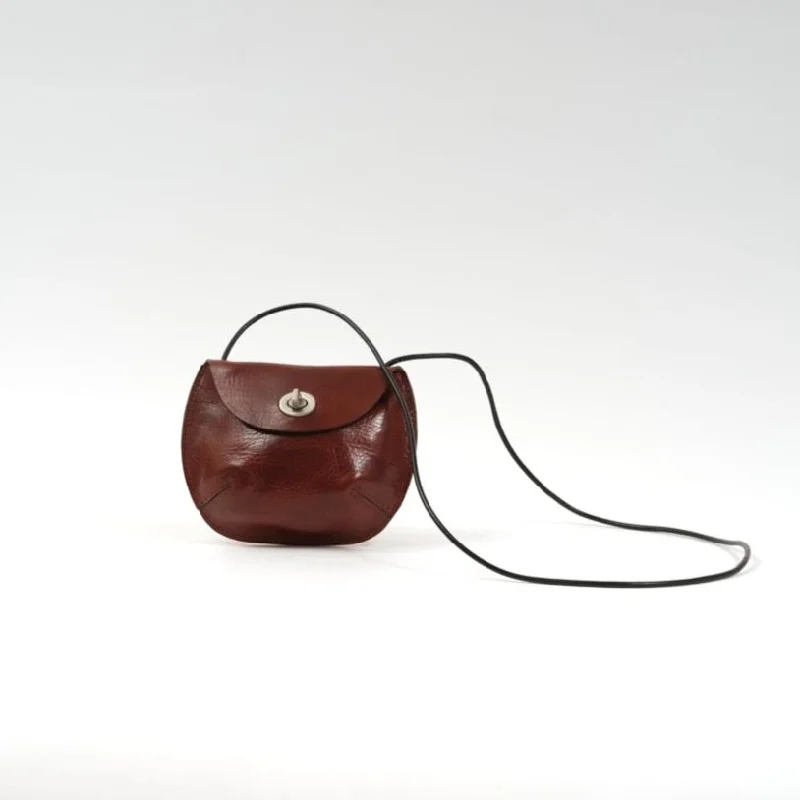 Crossbody Shoulder Bag in Black Leather with Gold Hardware for Night OutsTreacle Owl Bag