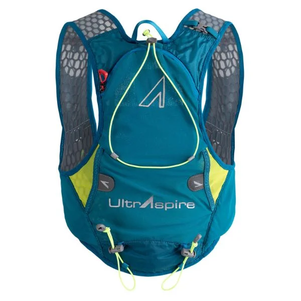 Anti - Theft Women's Backpacks with Hidden Pockets for Safe TravelULTRASPIRE - Alpha 4.0 Race Vest (Emerald Blue/Lime)